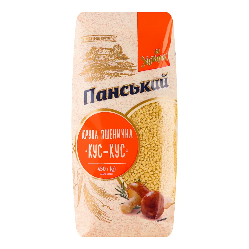 Крупа пшеничная Кус-кус Хуторок Панский 450 г  - фото 2