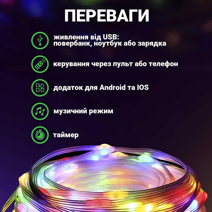 Смарт-стрічка LED Smart 400 Luces Bluetooth - фото 4