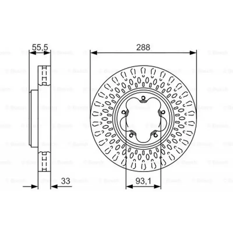 Тормозной диск Bosch 0 986 479 A49 - фото 5