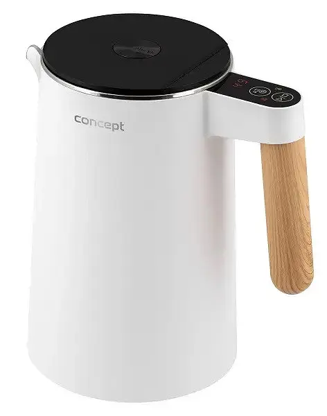 Електрочайник із регулятором температури Concept RK3300 Salt & Pepper - фото 4