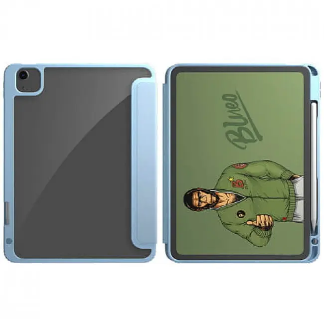 Чохол-книжка Blueo Ape Case with Leather Sheath для Apple iPad 10.2" [2019-2021] Light Blue [73476] - фото 3