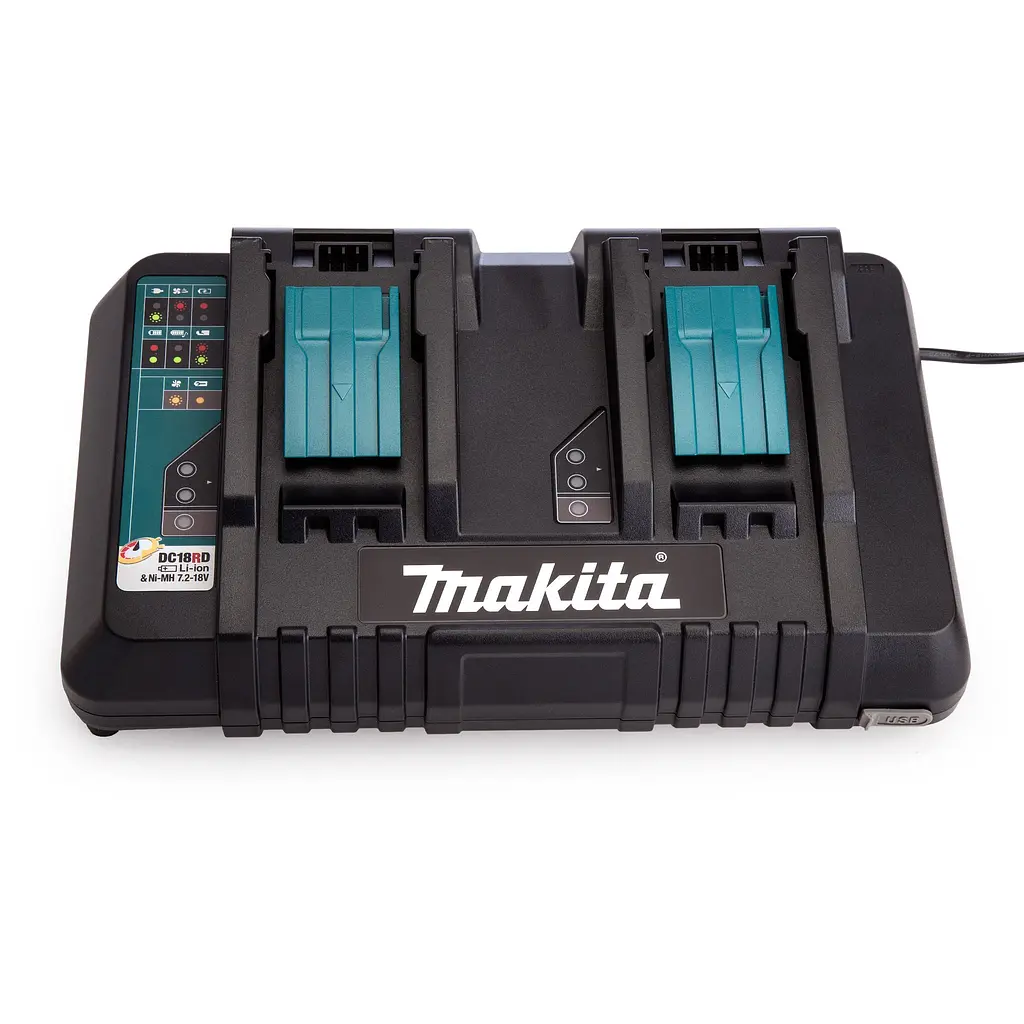 Пристрій для зарядки акумуляторів Makita LXT DC18RD (630868-6) - фото 2