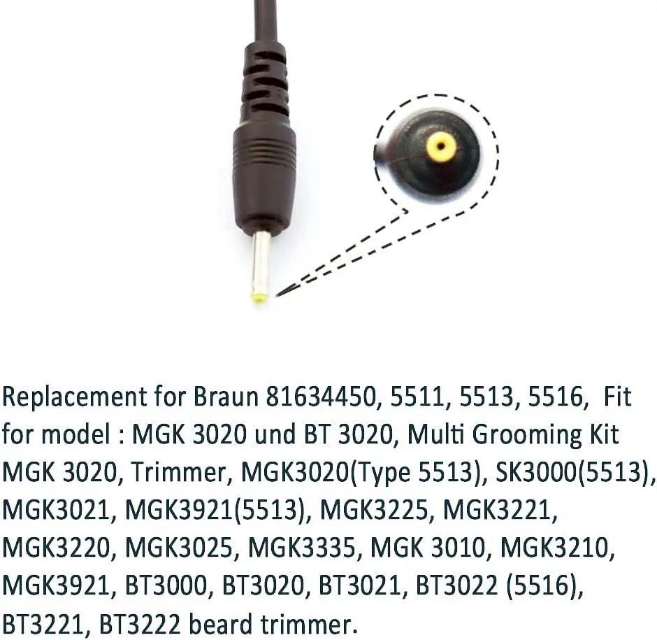 Адаптер для тримера, набору для стрижки BRAUN MGK3420, MGK3020, MGK3221, 3320, Type 5516, 5513, 5511 - фото 6