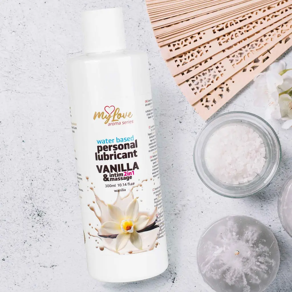 Лубрикант MyLove Aroma Series IntimMassage 2in1 Vanilla, 300 мл - фото 4