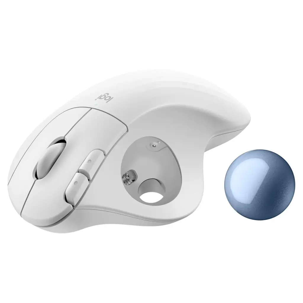 Мишка Logitech Ergo M575S Wireless Trackball Off-white (910-007030) - фото 5