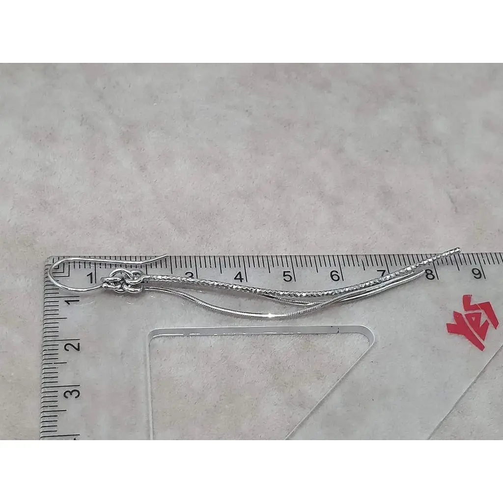 Серебряные серьги-подвески TOP Silver. 520432 - фото 3