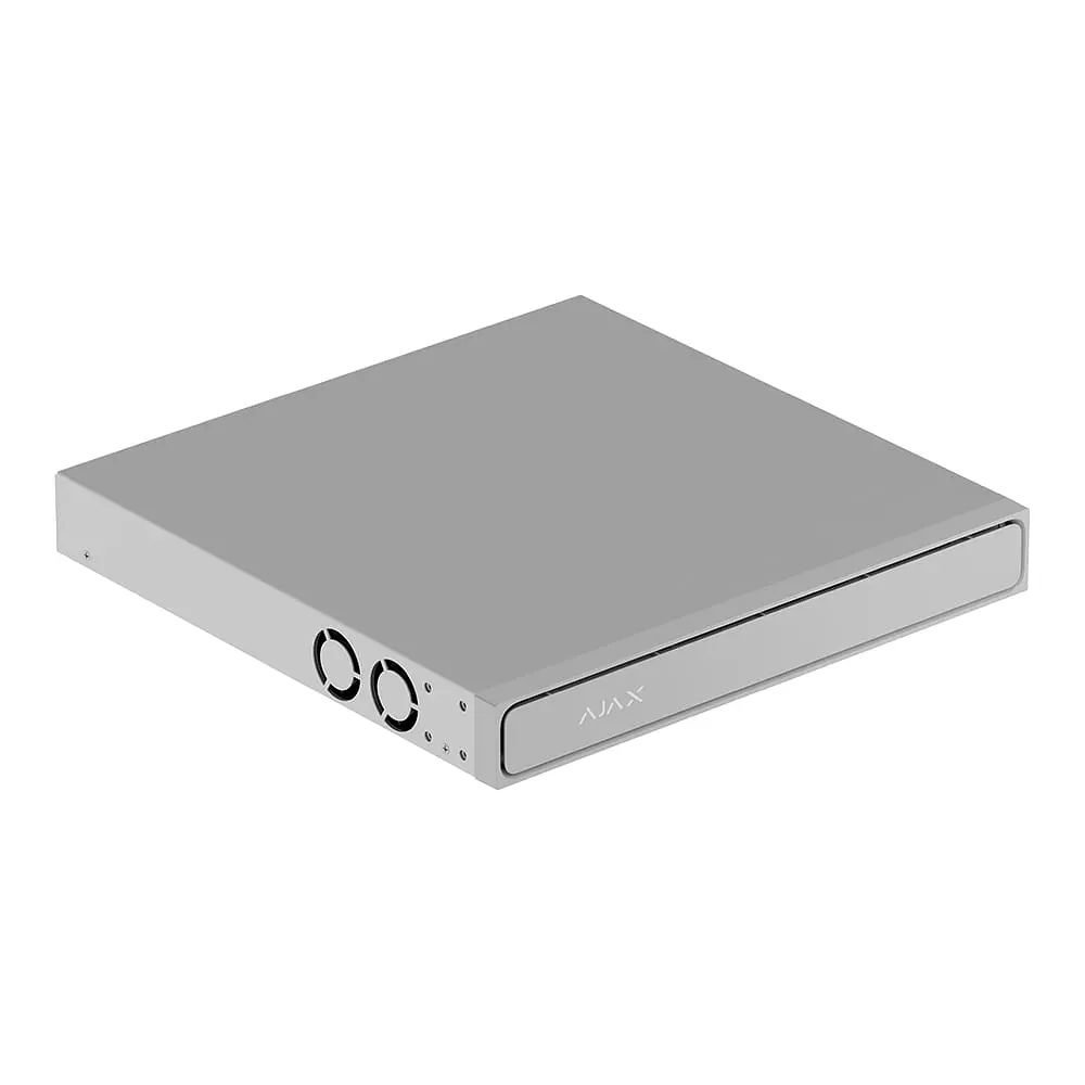 IP-відеореєстратор 8-канальний 12Mp Ajax NVR H2DAC (8-ch) White (26-00723) - фото 5