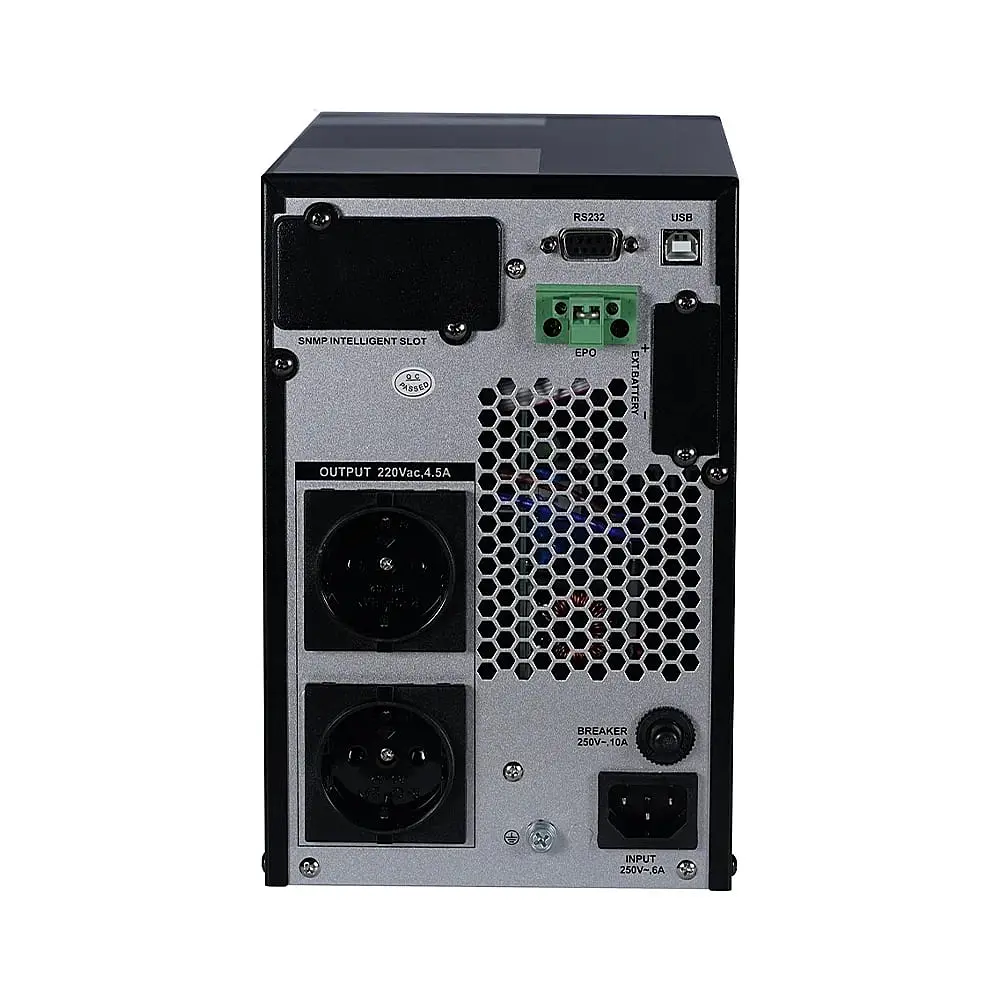 Джерело безперебійного живлення KRF-T1000VA/1KW(LCD) Pro Online UPS Kraft (42-00014) - фото 5