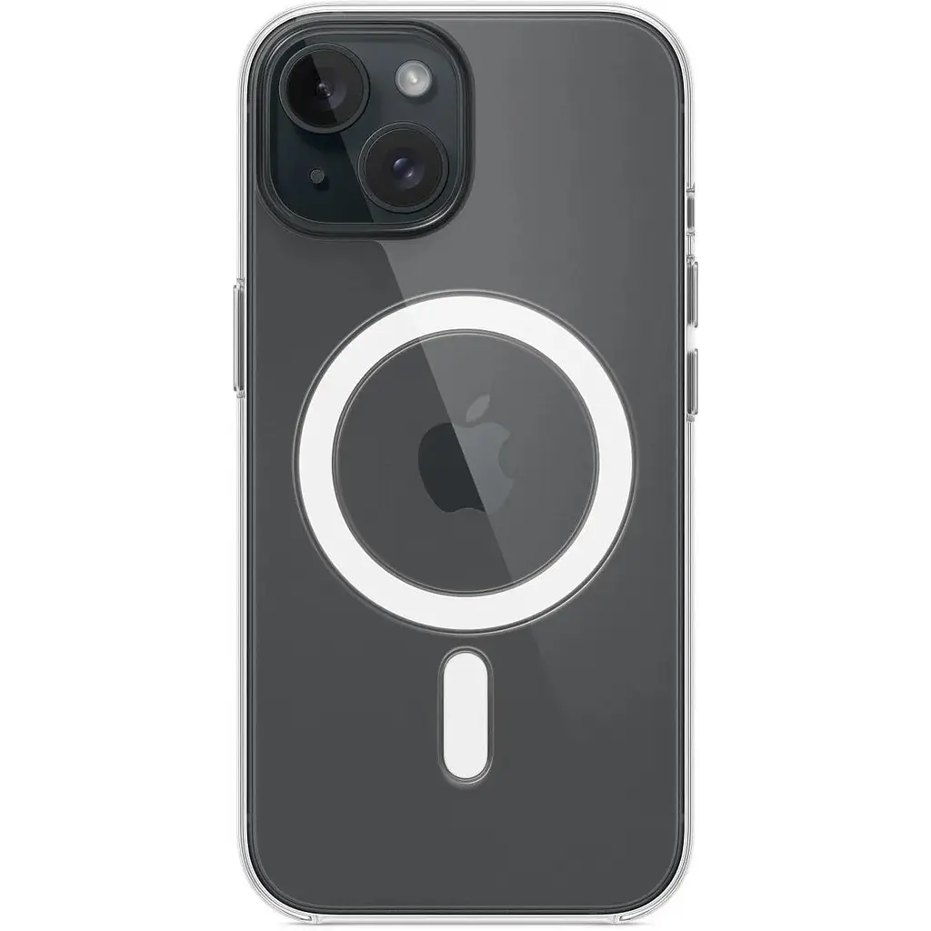 Оригинальный противоударный чехол Apple Clear Case with MagSafe для iPhone 15 (6.1") Прозрачный (MT203ZM/A) - фото 8