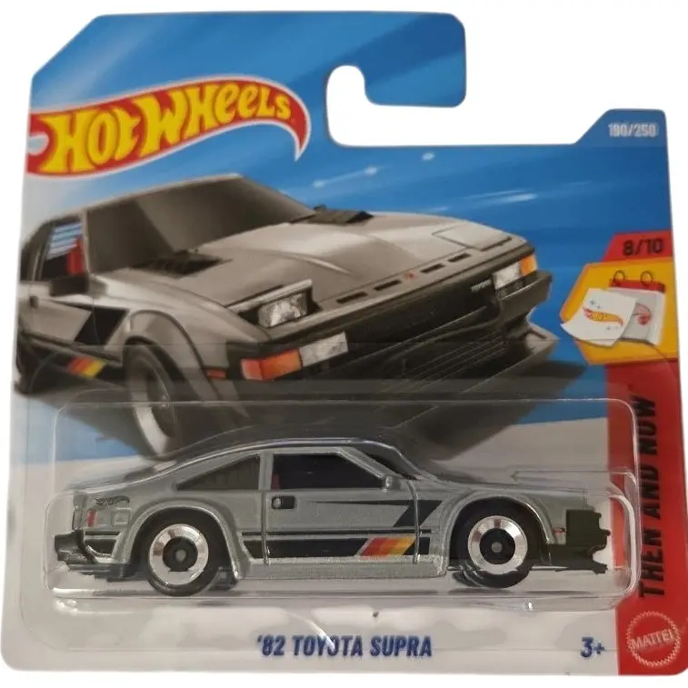 Базова машинка Hot Wheels Then and Now 82 Toyota Supra сіра (5785) JJK28-N521