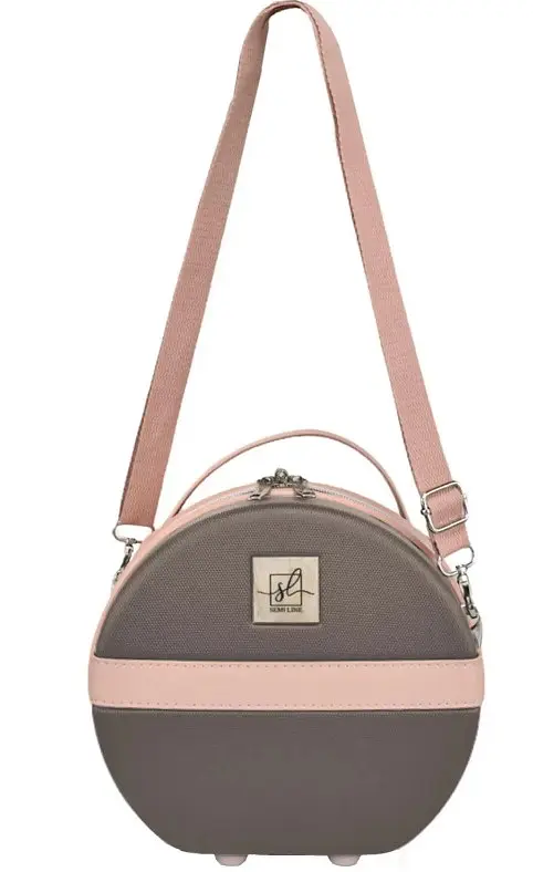Бьюти-кейс Semi Line 5L Brown/Pink Cream (T5673-1) (DAS302677) - фото 3