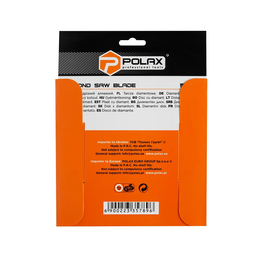 Диск алмазний сегментований Polax 180x7x2.2x22.23, 25% (54-126) - фото 4