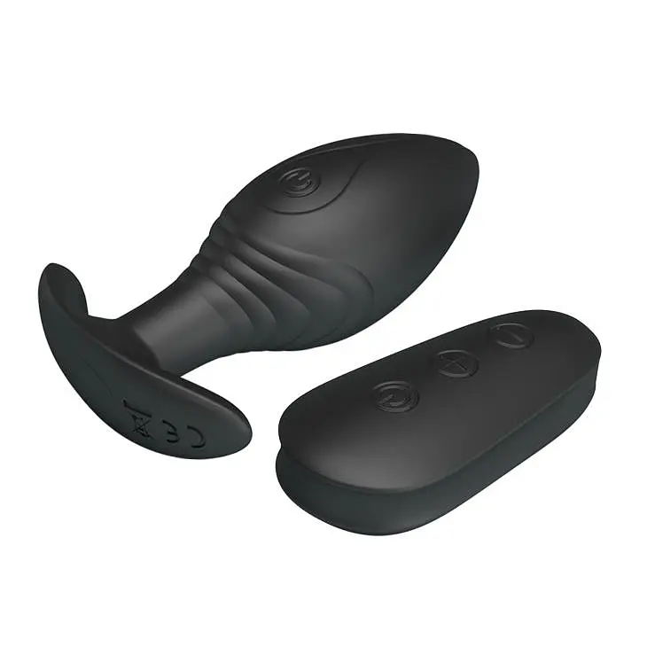 Анальна пробка Pretty Love Royal Pleasure Regina 8.8 см (чорний) - фото 4