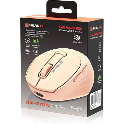 Комп'ютерна мишка Real-El RM-370W Wireless (EL123200056) - фото 8