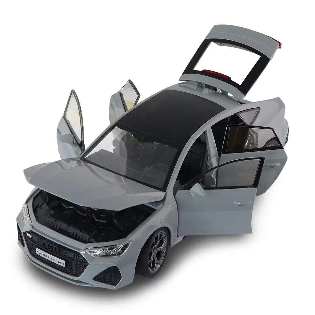 Автомодель TechnoDrive Audi RS7 Sportback 1:24 сіра (KM07222) - фото 4