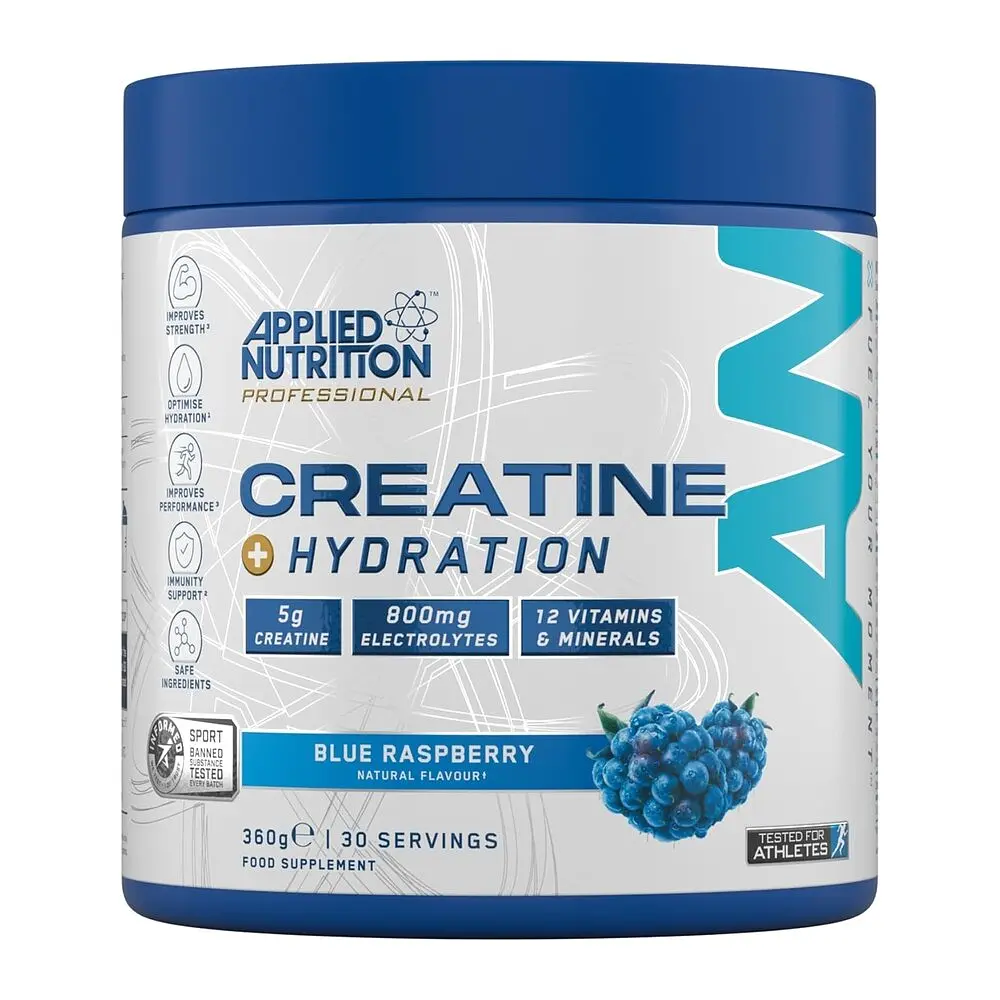 Креатин Creatine + Hydration, 30 порцій - Ожина Applied Nutrition vit0004372 - фото 2