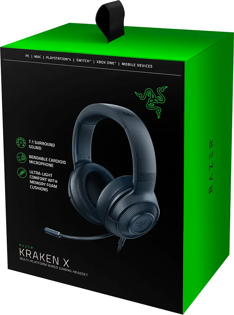 Комп'ютерна гарнітура Razer Kraken X Lite Black (RZ04-02950100-R381) - фото 5