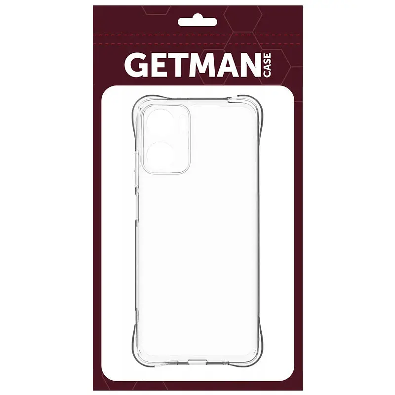 TPU чохол GETMAN Ease logo посилені кути Full Camera для Motorola Moto G05 / E15 Безбарвний (прозорий) - фото 2
