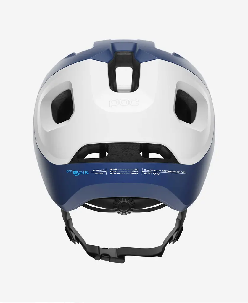 Велошлем POC Axion SPIN M/L Синій - фото 5