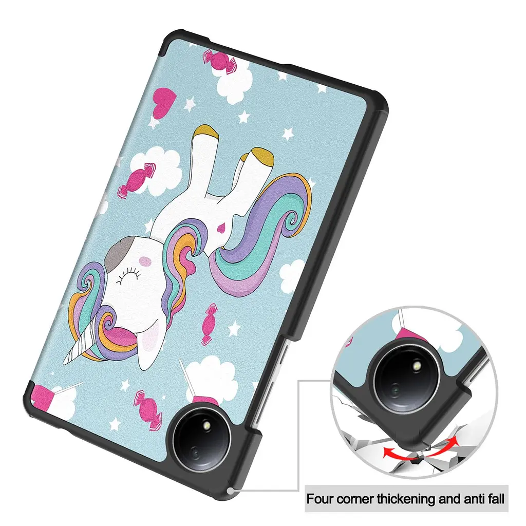 Чехол HardPrinted с рисунком для Xiaomi Redmi Pad SE 8.7 Единорожка - фото 7