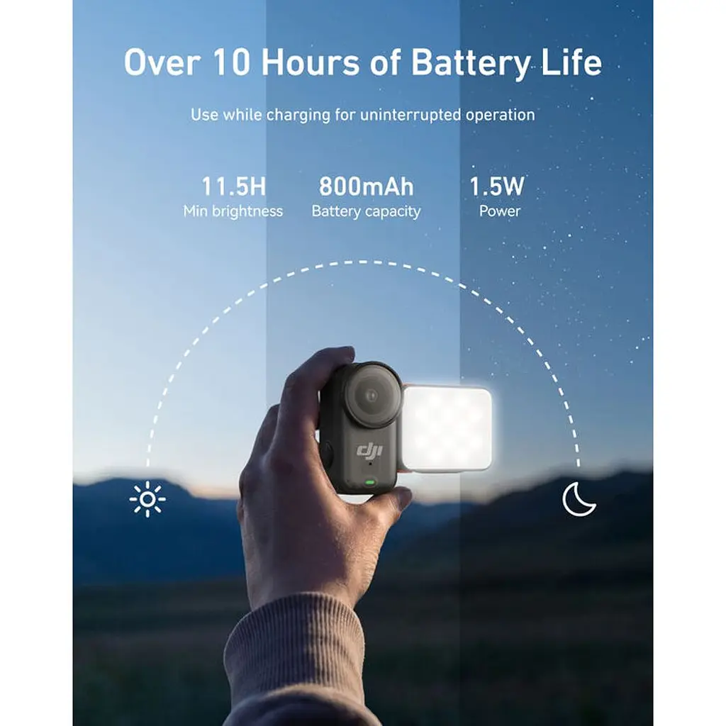 Накамерне світло Telesin для Osmo Nano/Action 6 (S5-BGD-17-TDJ) [170355] - фото 10