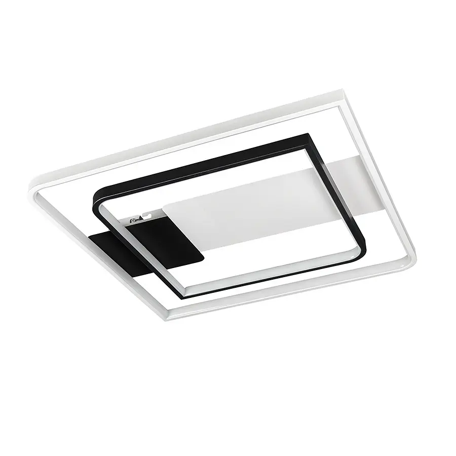 Люстра стельова LED Levistella 7871022, 64W, біло-чорна, з пультом, сучасний стиль для дому - фото 3
