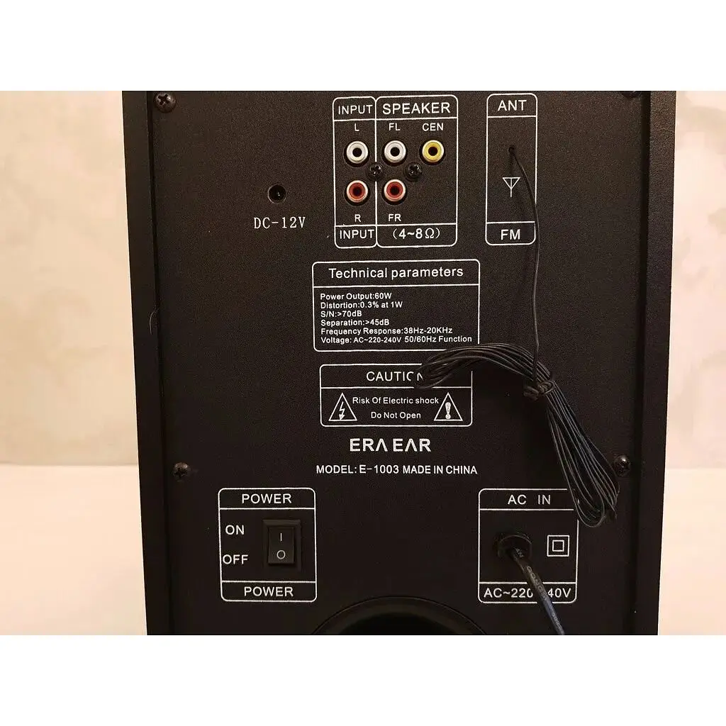 Акустична система XPRO ERA E-1003 із потужним звуком 60 Вт (E-1003_2310) - фото 5