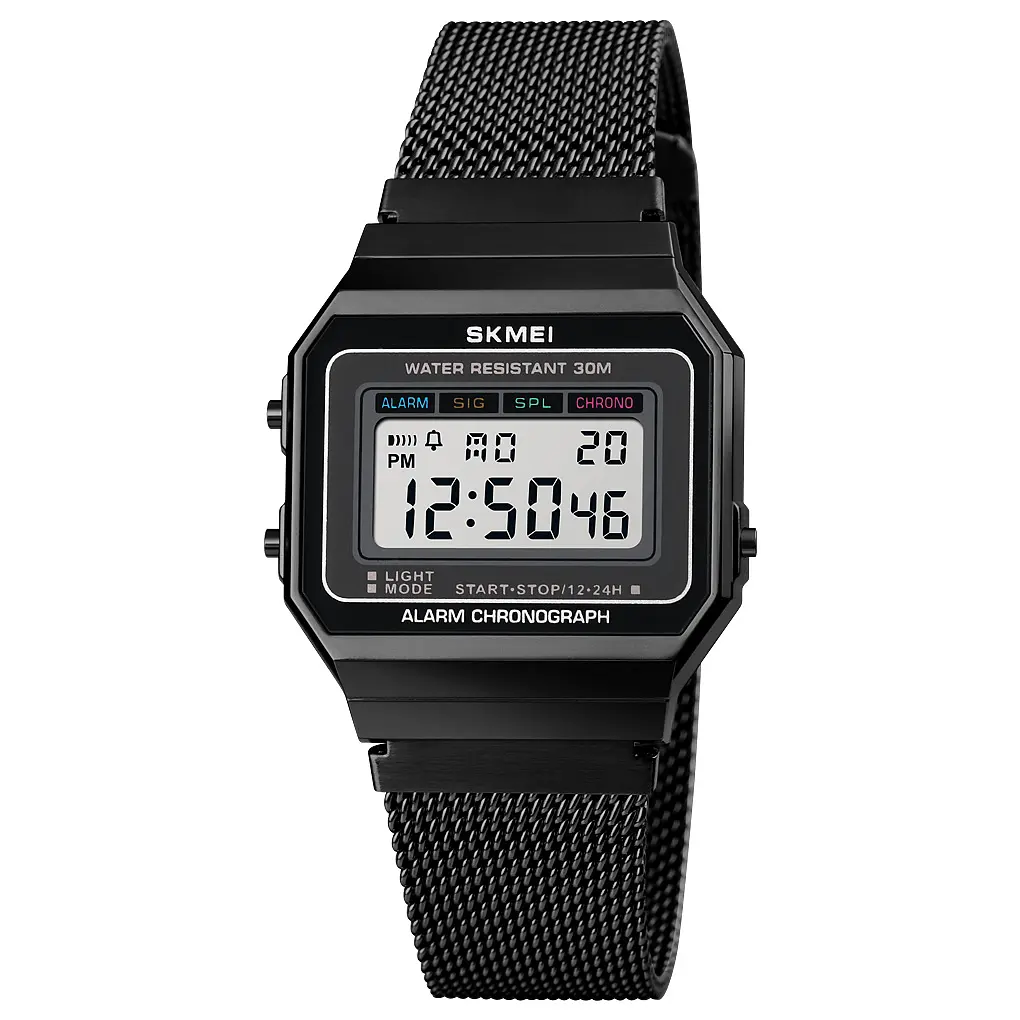 Чоловічий наручний годинник 1660BK Black Skmei acs0030641