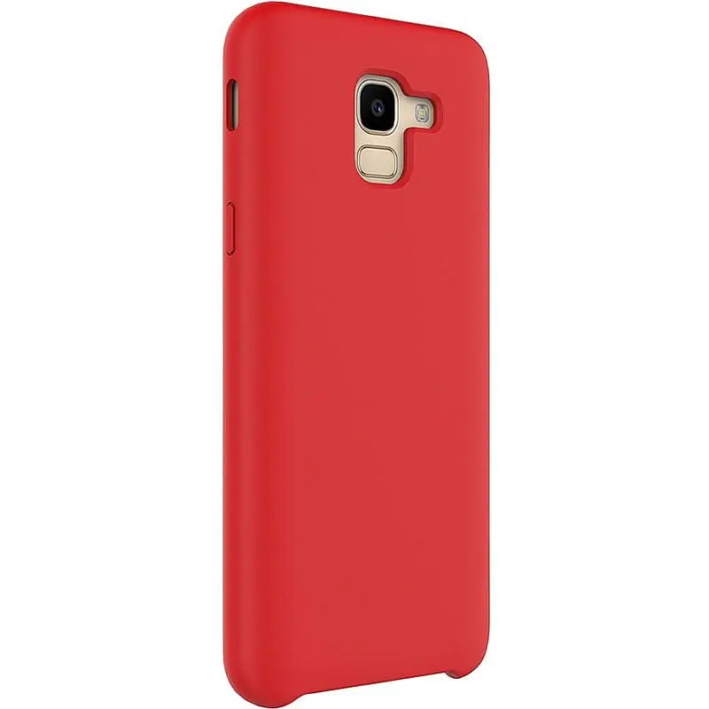 Чохол-накладка Toto Liquid Silicone case Samsung Galaxy J6 2018 Red - фото 2