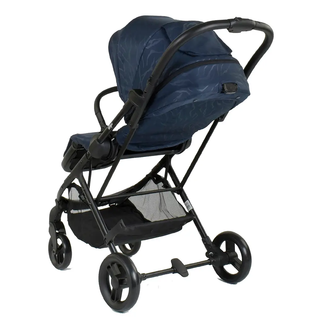 Коляска прогулочная детская 66916 JOY Liliya цвет СИНИЙ, футкавер, в коробке (6989186360020) - фото 5