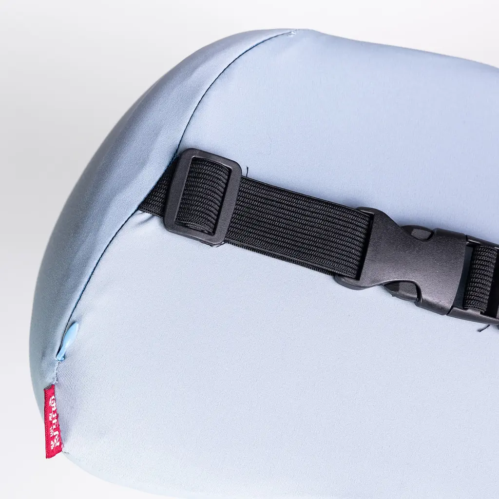 Подушка-підголівник Yiwu Minimal HP-56-24BL ортопедична Memory Foam для подорожей, блакитна - фото 4
