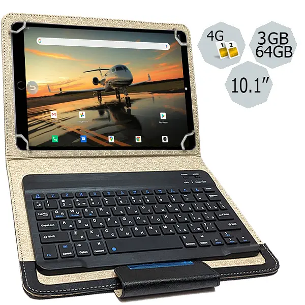 Планшет-телефон Adronix MT Pad 364 LTE 3/64 Black + Чохол із Bluetooth клавіатурою - фото 2