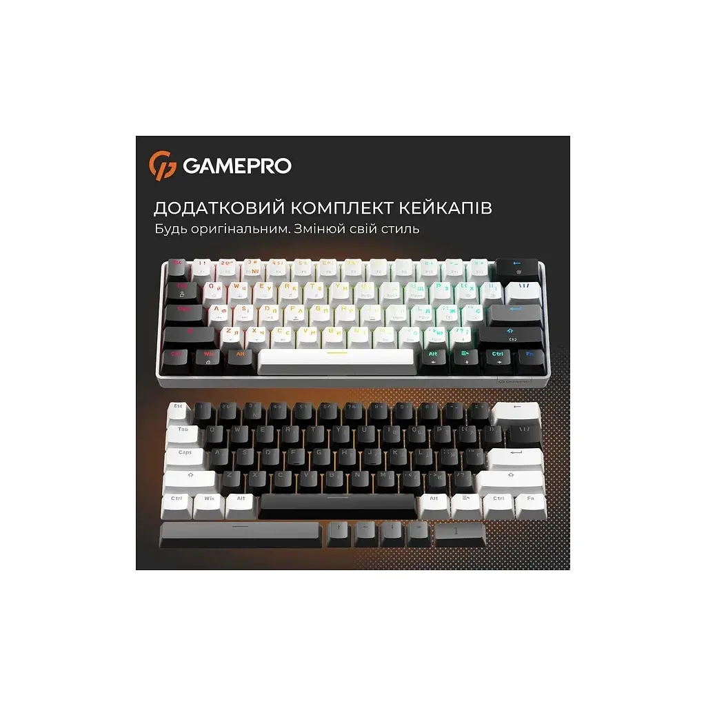 Клавіатура GamePro Genesis Infinity MK130BW Outemu Swithes USB White (MK130BW) - фото 10