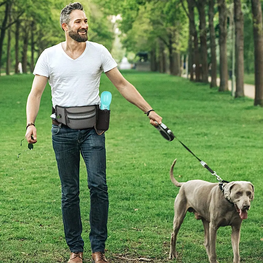 Сумка для ласощів собак Voyager Pet VT2109 Black на пояс - фото 4