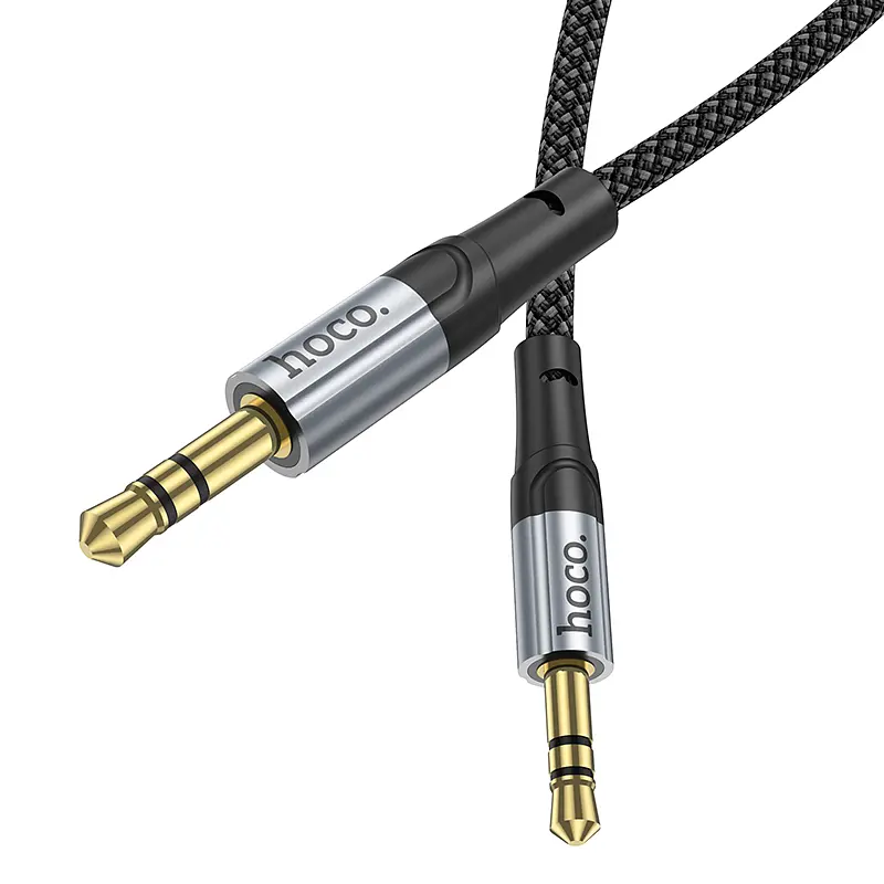 Кабель Hoco UPA26 AUX Fresh audio cable Black - фото 4