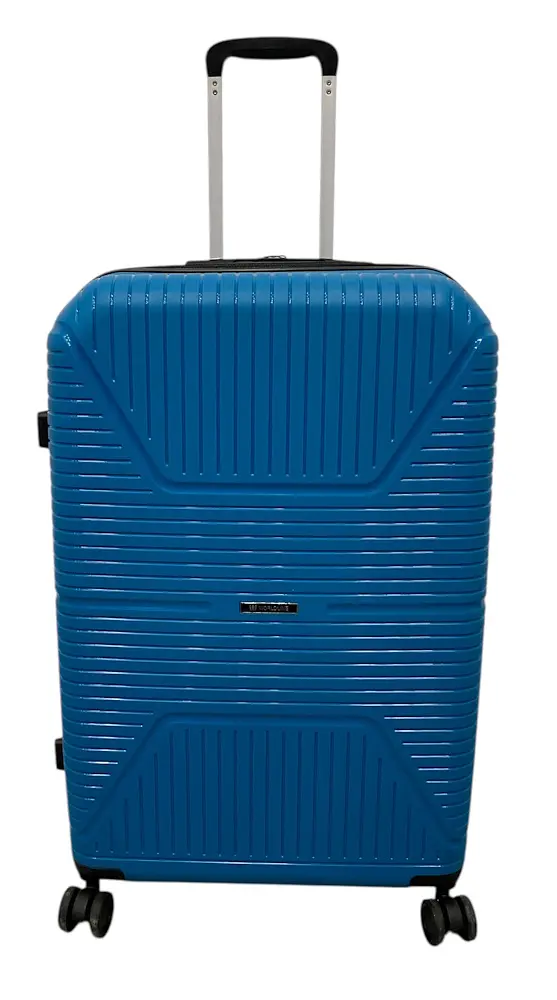 Валіза велика Worldline Airtex 291 поліпропілен L Синій