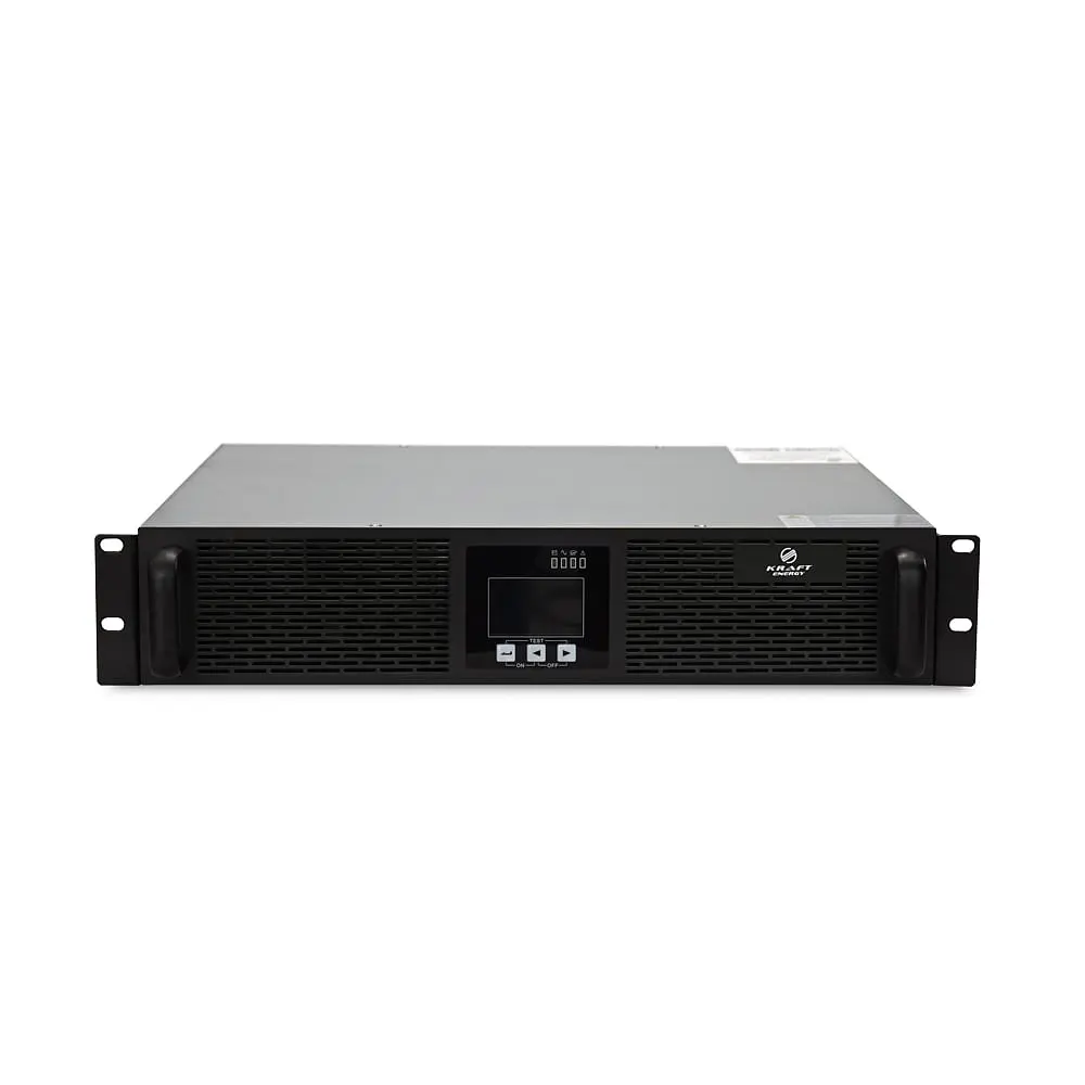 Джерело безперебійного живлення Kraft KRF-RM/6000VA/6KW/Ex Pro Online UPS під зовнішній акумулятор (42-00049) - фото 3