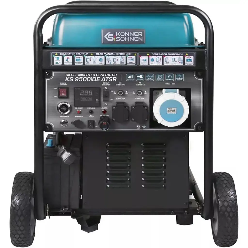 Інверторний дизельний генератор Konner&Sohnen KS 9500iDE ATSR [128995] - фото 7