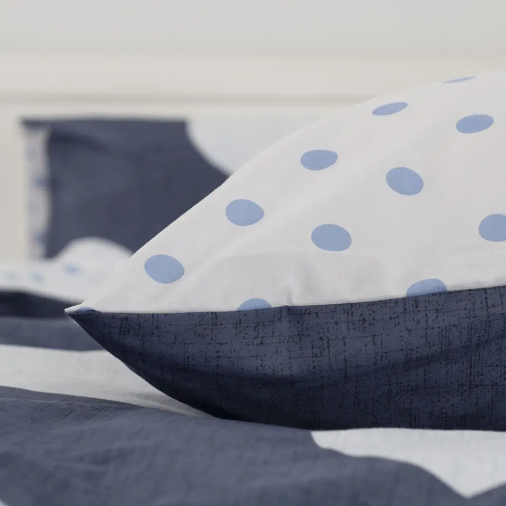 Комплект постільної білизни ТЕП Big Dots полуторний сірий - фото 7
