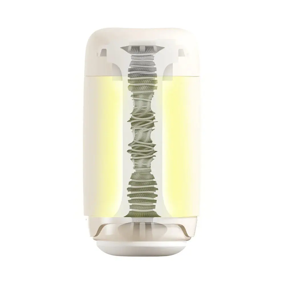 Мастурбатор Tenga Puffy Latte Brown м'який у силіконовому корпусі, 14.5х4.5 см (бежевий) - фото 5