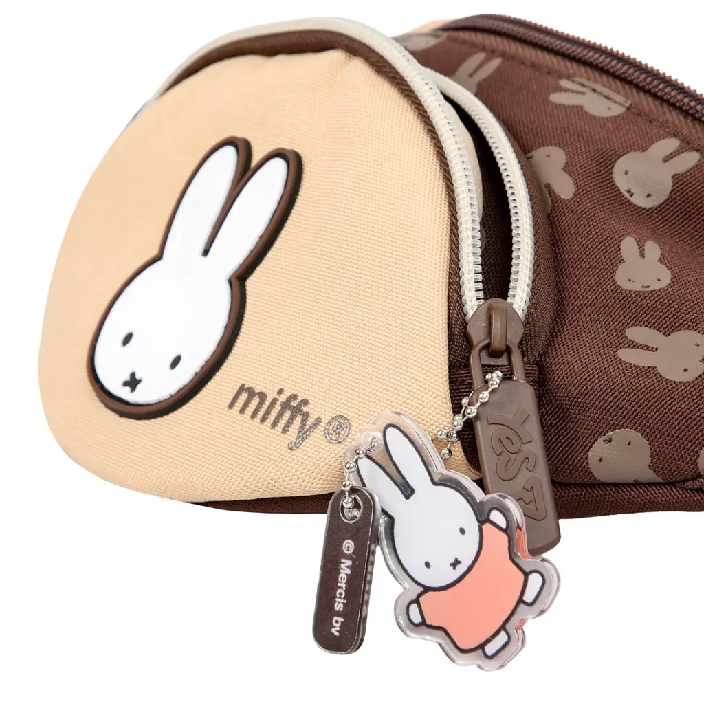 Сумка на пояс Yes SP-35 Miffy Bunny коричневая (550548) - фото 6
