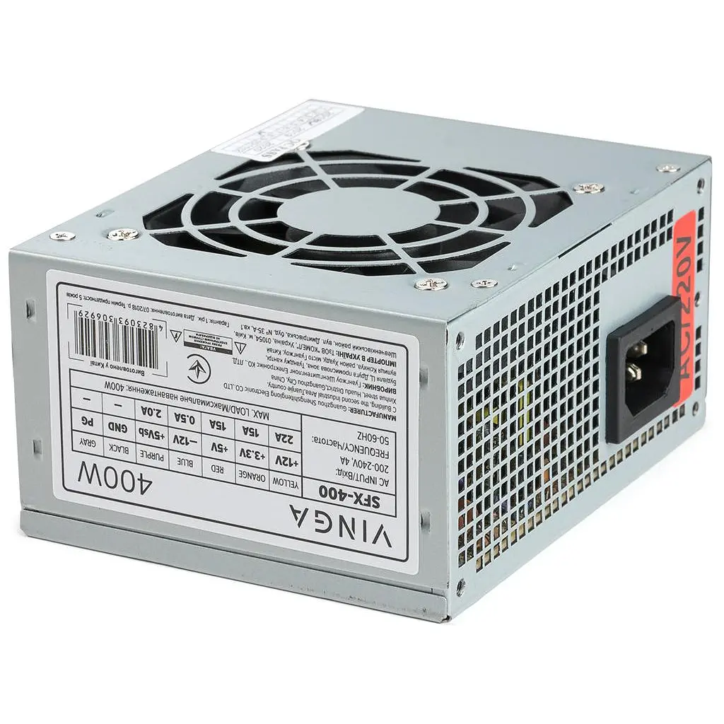 Блок живлення Vinga 400W ОЕМ (SFX-400) - фото 10