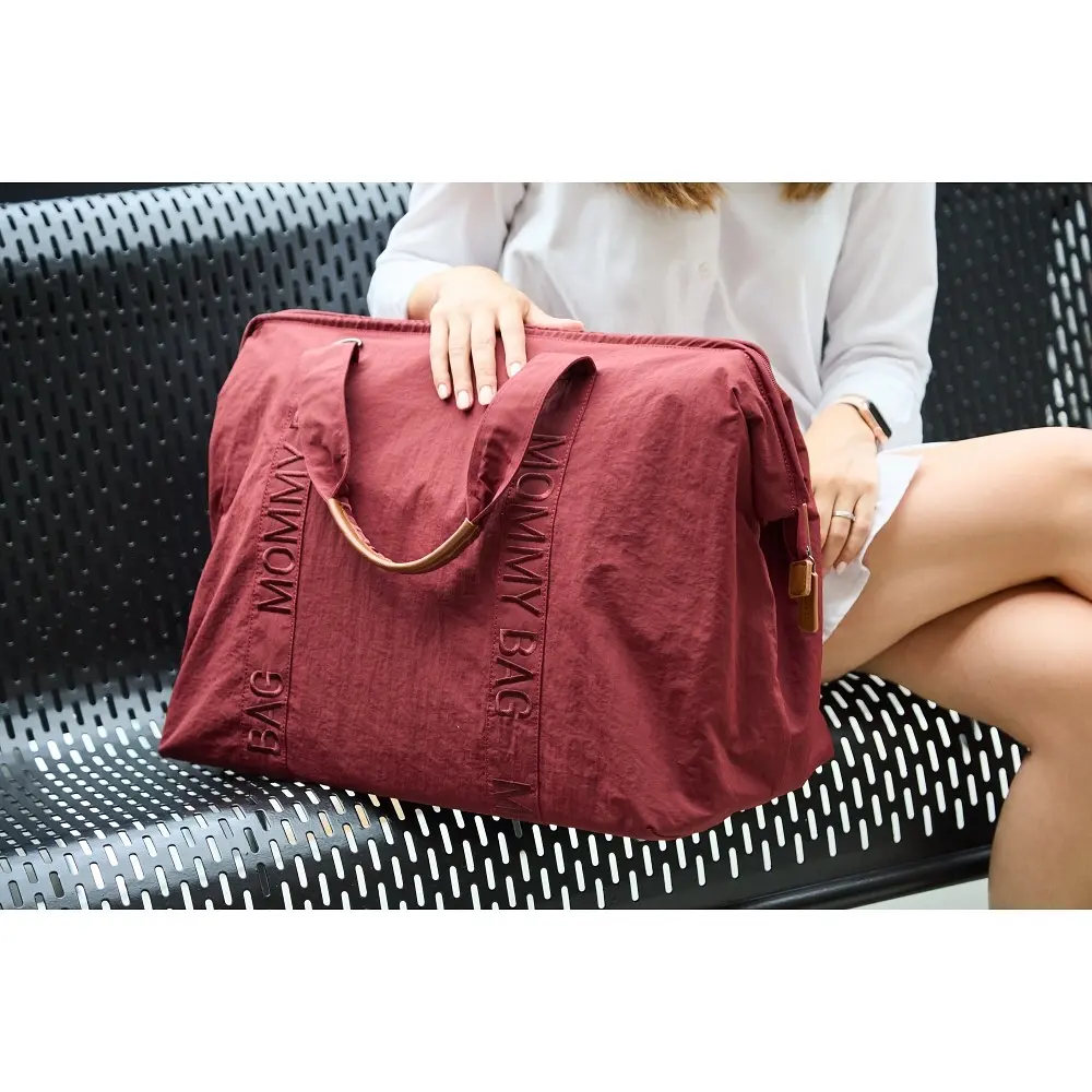 Сумка Childhome Mommy bag Signature burgundy (CWMBBSUBU) - фото 10
