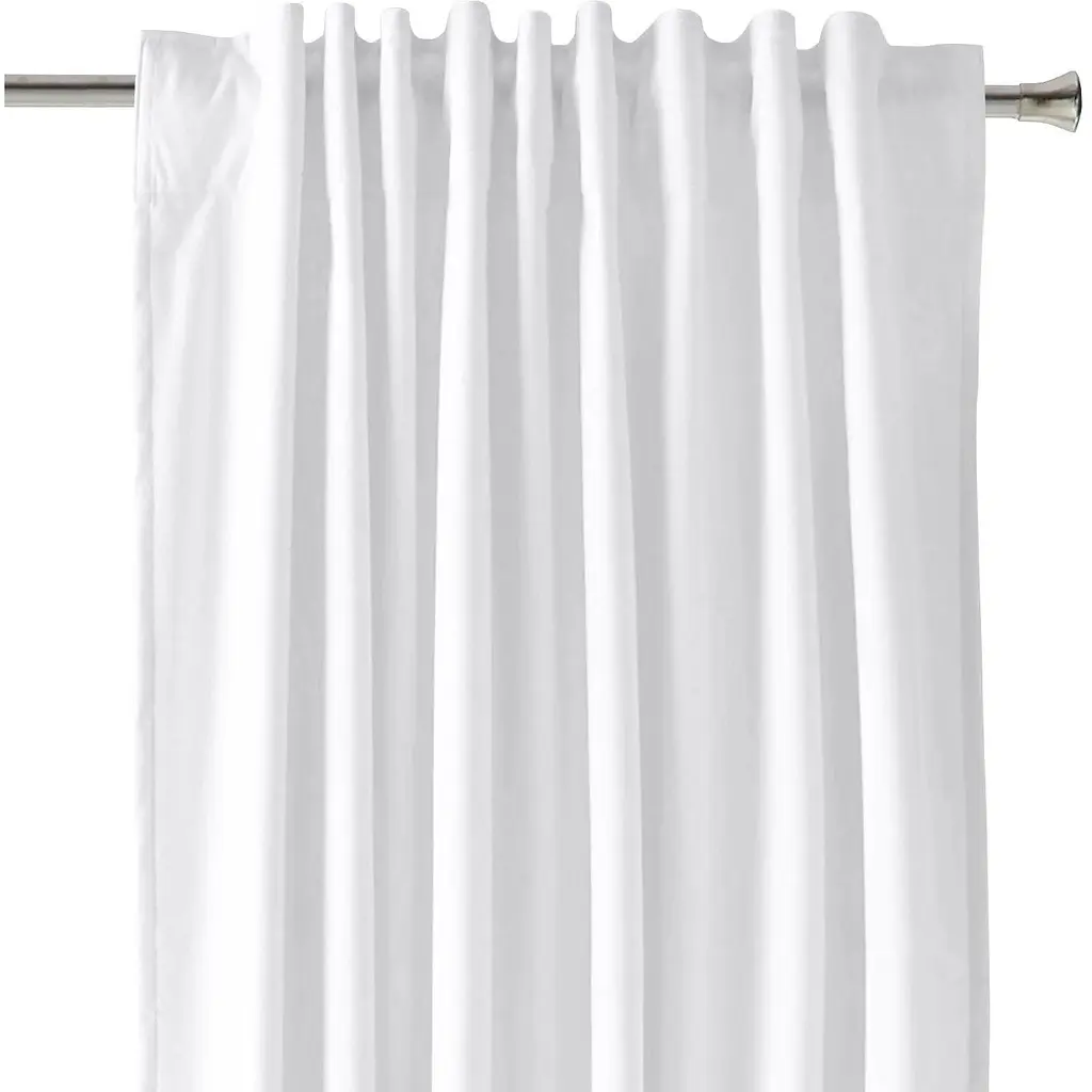 Штори на кухню та в кімнату Cosas SNOW CS1, 180х260 см 2 шт білий (Curtains_01White_DUK_180x260) - фото 2