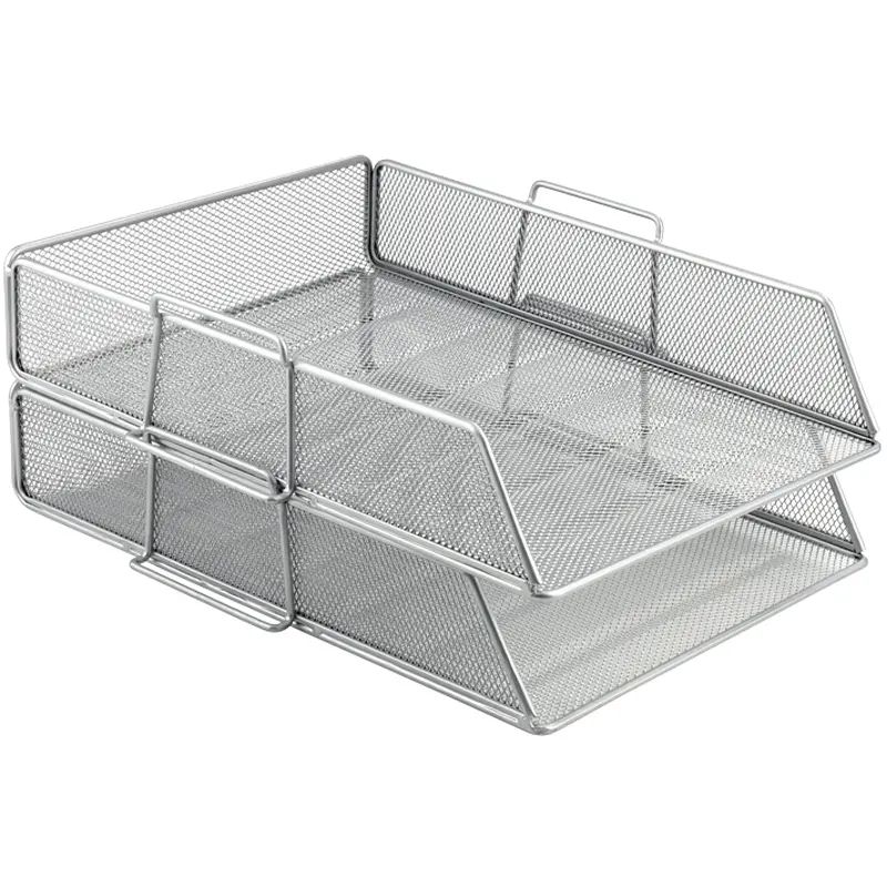 Лоток для документів Axent срібний 8x28x34 см (2123-03-A) - фото 2