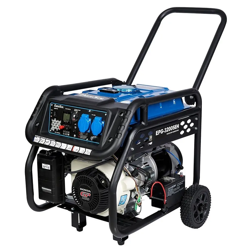 Генератор бензиновий 2.8 кВт EnerSol EPG-3200SEH з двигуном Honda GP-200 (41-00464) - фото 10
