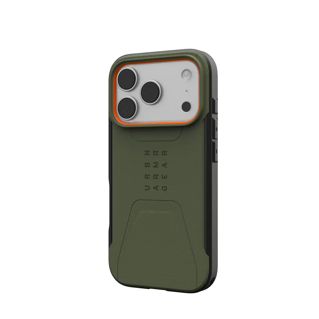 Чохол до мобільного телефона UAG iPhone 17 Pro Civilian MagSafe Olive/Orange (114545117297) - фото 3