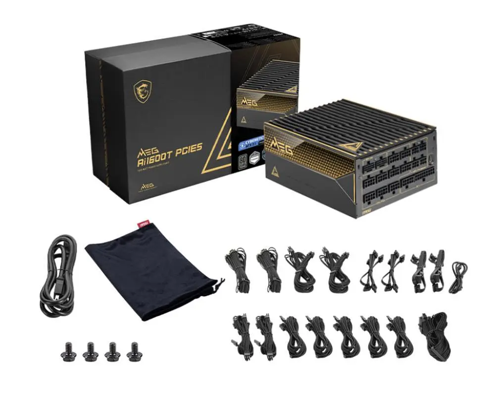 Блок живлення ATX 1600W MEG AI1600T PCIE5 MSI - фото 5