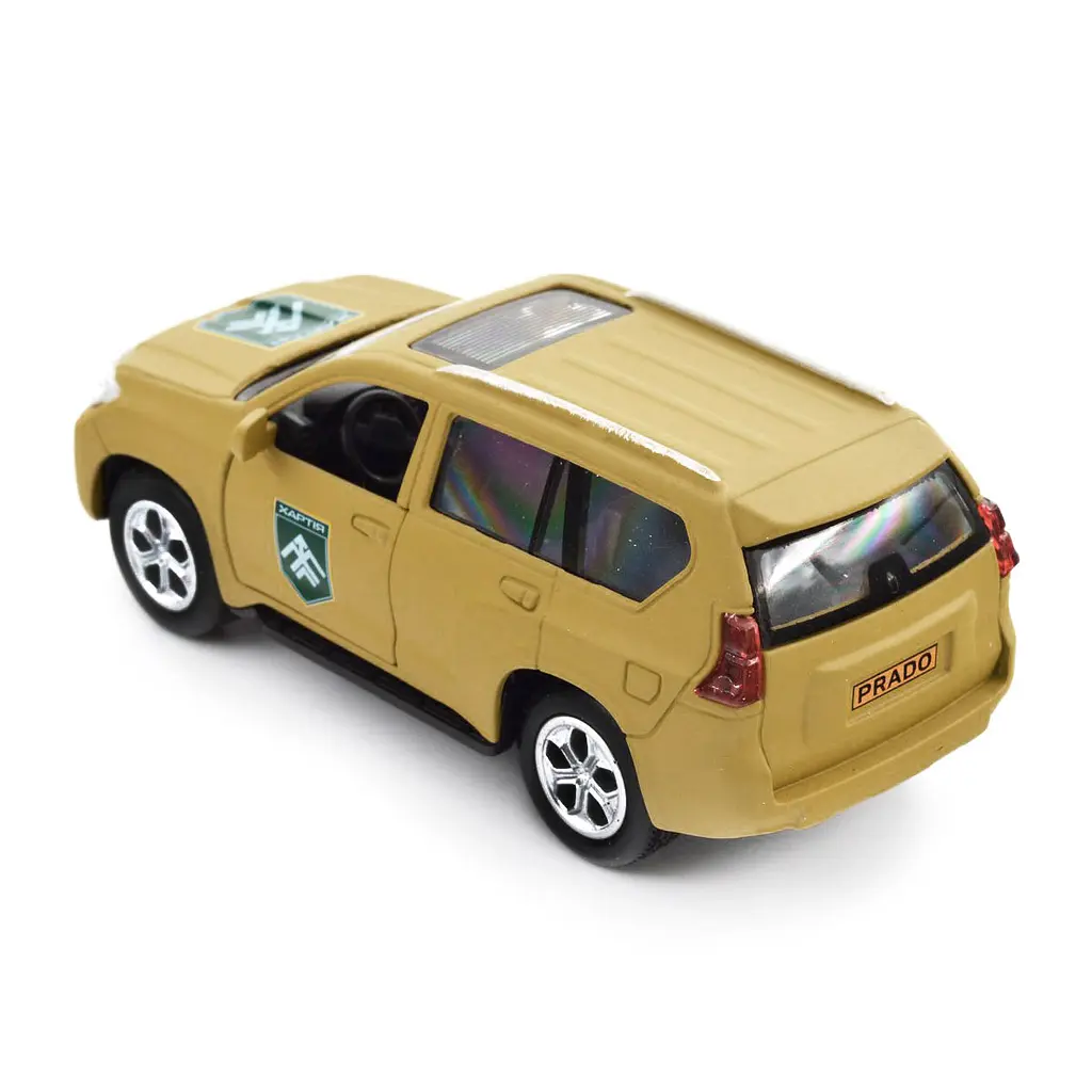 Автомодель TechnoDrive Шеврони Героїв Toyota Prado Хартія (KM6188) - фото 4