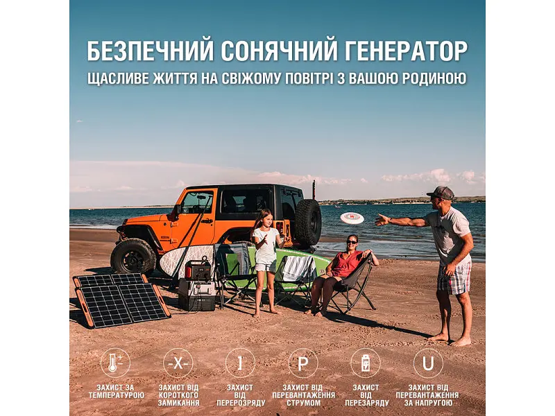 Зарядний пристрій на сонячній батареї Jackery SolarSaga 100W - фото 6